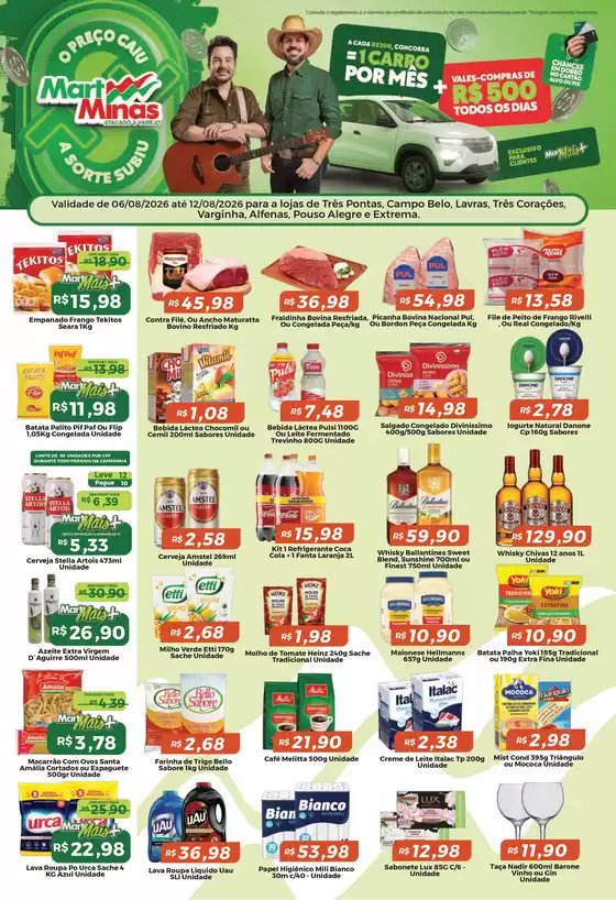 Catálogo Mart Minas | Ótima oferta para todos os clientes | 2026-08-06T00:00:00.000Z - 2026-08-12T00:00:00.000Z