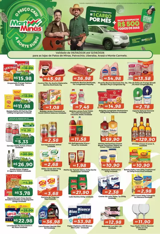 Catálogo Mart Minas | 253 Patos de Minas Patrocinio Uberaba AraxaMonte Carmelo | 2026-08-06T00:00:00.000Z - 2026-08-12T00:00:00.000Z