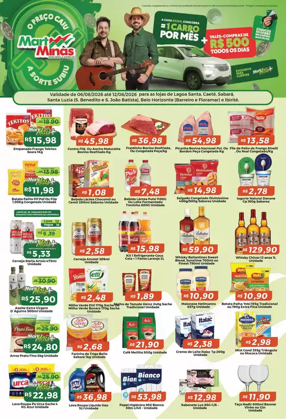Catálogo Mart Minas | Descubra ofertas atraentes | 2026-08-06T00:00:00.000Z - 2026-08-12T00:00:00.000Z