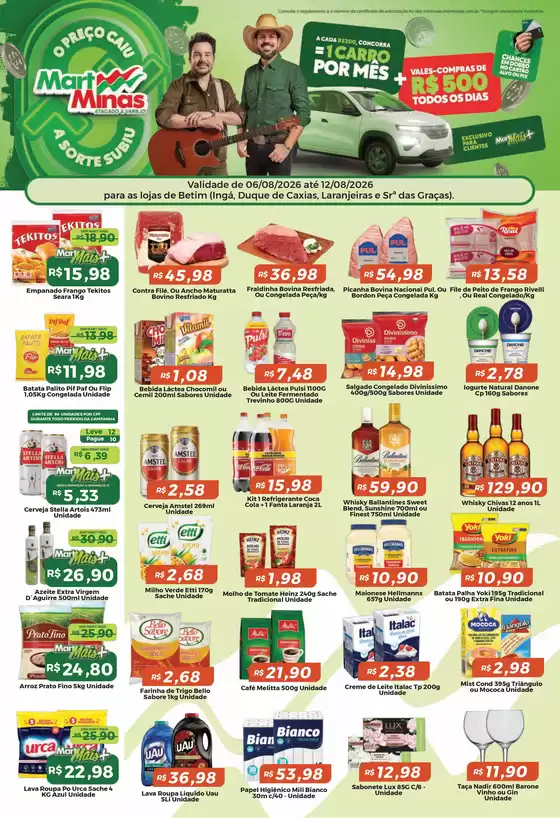 Catálogo Mart Minas | Promoções especiais em andamento | 2026-08-06T00:00:00.000Z - 2026-08-12T00:00:00.000Z