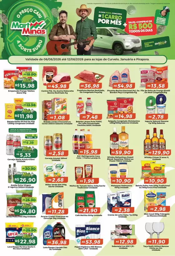 Catálogo Mart Minas | 287 CurveloJanuariaPirapora | 2026-08-06T00:00:00.000Z - 2026-08-12T00:00:00.000Z