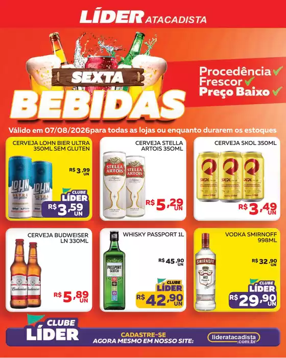 Catálogo Líder Atacadista | Cópia encarte sexta das carnes e be | 2026-08-07T00:00:00.000Z - 2026-08-07T00:00:00.000Z