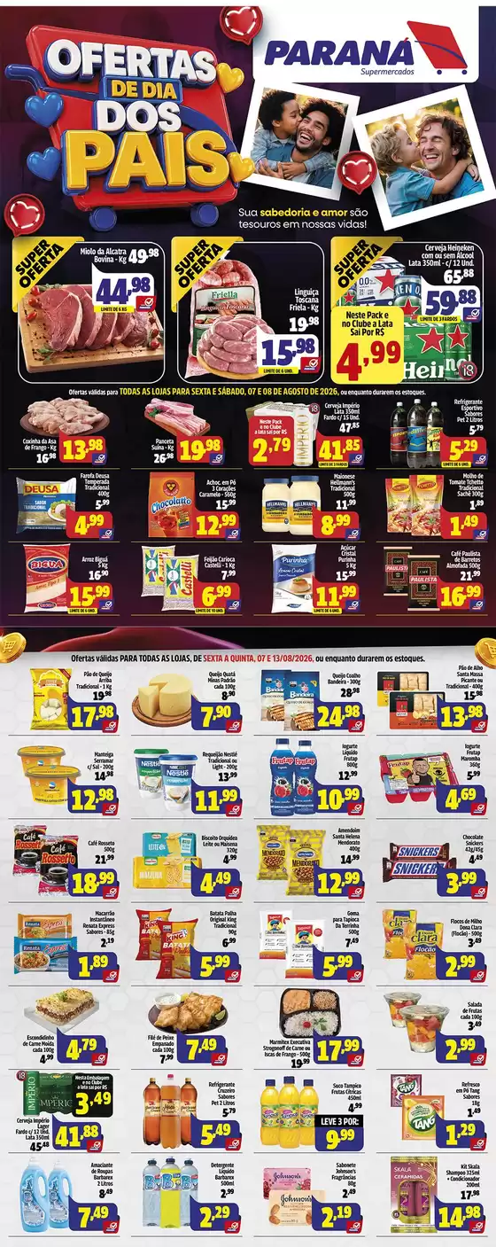 Catálogo Paraná Supermercados | Ofertas exclusivas e pechinchas | 2026-08-07T00:00:00.000Z - 2026-08-13T00:00:00.000Z