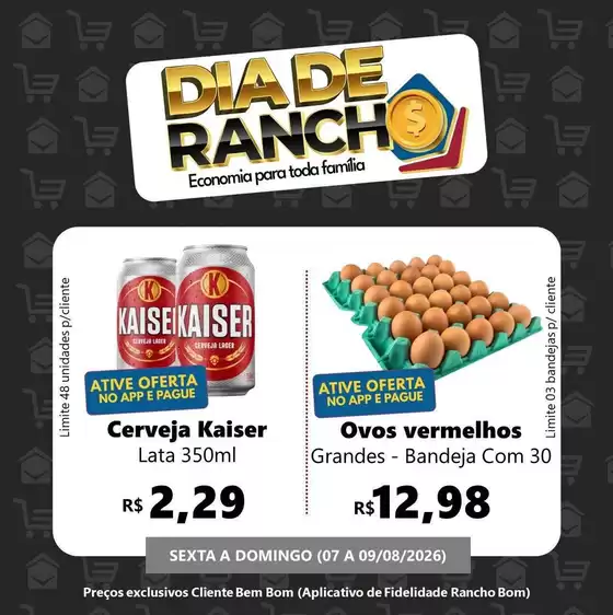 Catálogo Rancho Bom Supermercados | Ofertas e promoções atuais | 2026-08-07T00:00:00.000Z - 2026-08-09T00:00:00.000Z