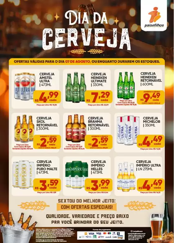 Catálogo Pais e Filhos Supermercados | Pechinchas e ofertas atuais | 2026-08-07T00:00:00.000Z - 2026-08-07T00:00:00.000Z