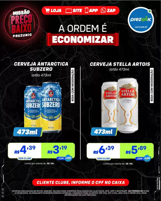 Catálogo Prezunic | Melhores ofertas e descontos | 2026-08-07T00:00:00.000Z - 2026-08-09T00:00:00.000Z
