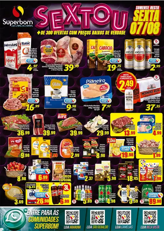 Catálogo Superbom Supermercados | Melhores ofertas para todos os caçadores de pechinchas | 2026-08-07T00:00:00.000Z - 2026-08-07T00:00:00.000Z