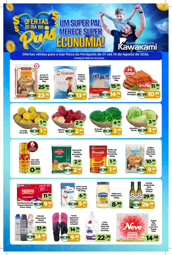Catálogo Supermercados Kawakami | Ofertas - Penápolis | 2026-08-07T00:00:00.000Z - 2026-08-10T00:00:00.000Z