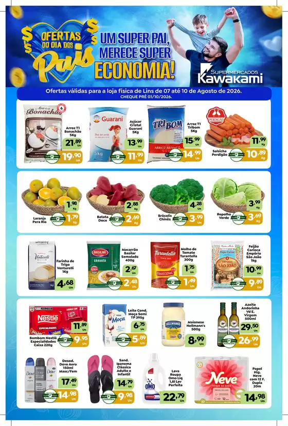 Catálogo Supermercados Kawakami | Ofertas - Lins | 2026-08-07T00:00:00.000Z - 2026-08-10T00:00:00.000Z