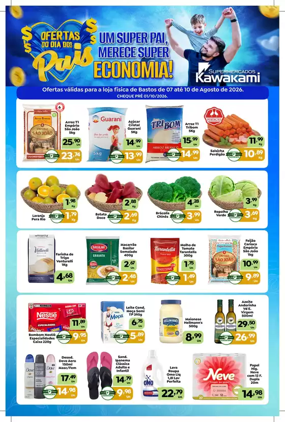 Catálogo Supermercados Kawakami | Ofertas - Bastos | 2026-08-07T00:00:00.000Z - 2026-08-10T00:00:00.000Z