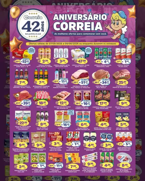 Catálogo Supermercados Correia | Ofertas especiais atraentes para todos | 2026-08-07T00:00:00.000Z - 2026-08-09T00:00:00.000Z