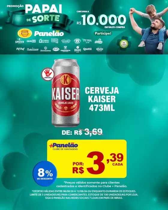 Catálogo Panelão Supermercados | Papai de sorte | 2026-08-07T00:00:00.000Z - 2026-08-12T00:00:00.000Z