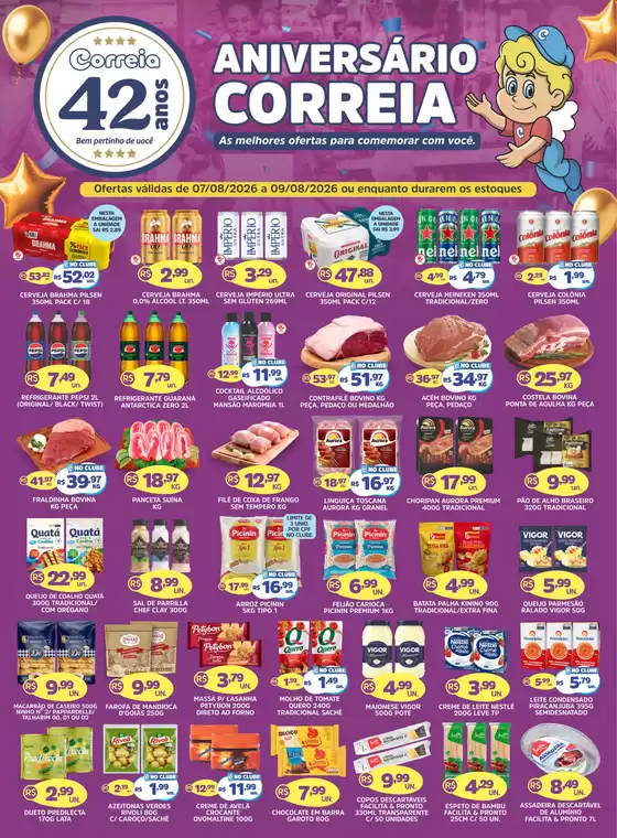Catálogo Supermercados Correia | Anniversario Correia | 2026-08-07T00:00:00.000Z - 2026-08-09T00:00:00.000Z
