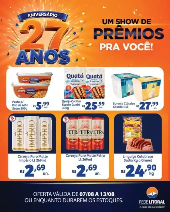 Catálogo Rede Litoral de Supermercados | Ofertas | 2026-08-07T00:00:00.000Z - 2026-08-13T00:00:00.000Z