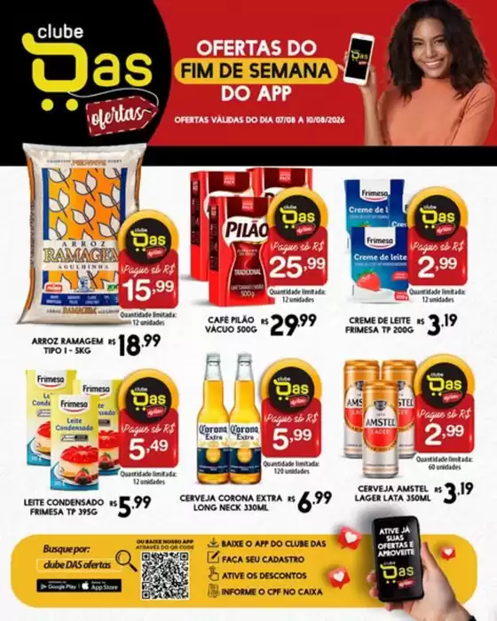 Catálogo Rede DAS | Ofertas Do Fim De Semana | 2026-08-07T00:00:00.000Z - 2026-08-10T00:00:00.000Z