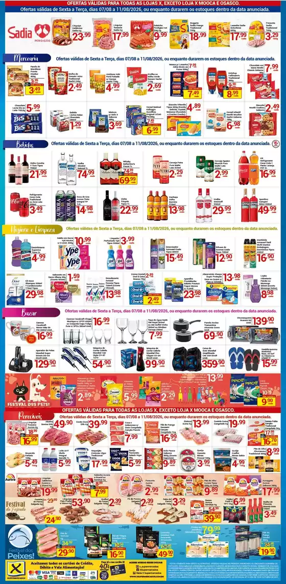 Catálogo X Supermercados | Nossas melhores pechinchas | 2026-08-07T00:00:00.000Z - 2026-08-11T00:00:00.000Z
