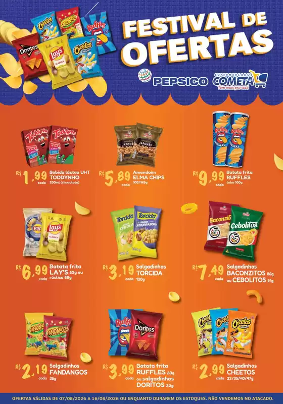 Catálogo Cometa Supermercados | Festival de Ofertas PepsiCo | 2026-08-07T00:00:00.000Z - 2026-08-16T00:00:00.000Z