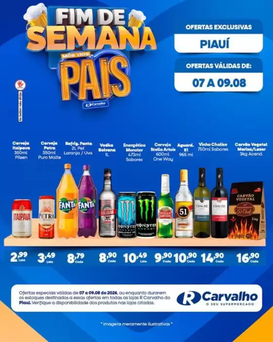 Catálogo R Carvalho Supermercado | Piaui | 2026-08-07T00:00:00.000Z - 2026-08-09T00:00:00.000Z