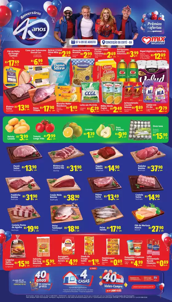 Catálogo Supermercados Mateus | Fds de Aniversario | 2026-08-07T00:00:00.000Z - 2026-08-09T00:00:00.000Z