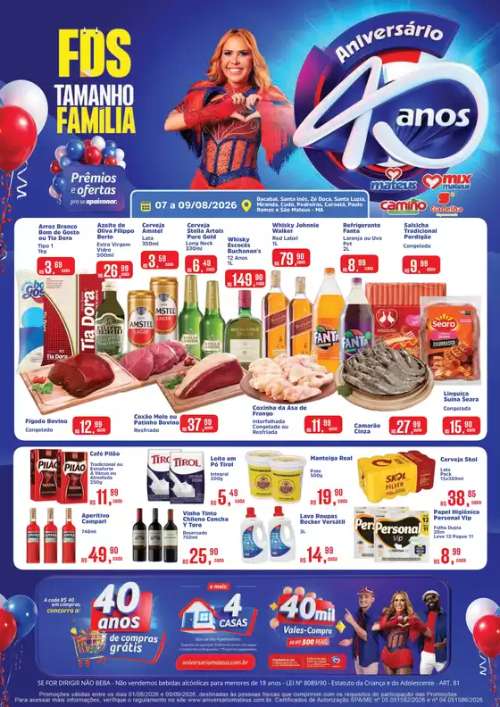 Catálogo Supermercados Mateus | Fds Tamanho Familia Aniversario | 2026-08-07T00:00:00.000Z - 2026-08-09T00:00:00.000Z