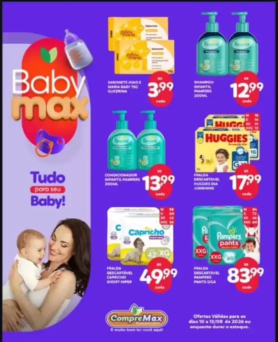 Catálogo CompreMax | BabyMax | 2026-08-10T00:00:00.000Z - 2026-08-13T00:00:00.000Z