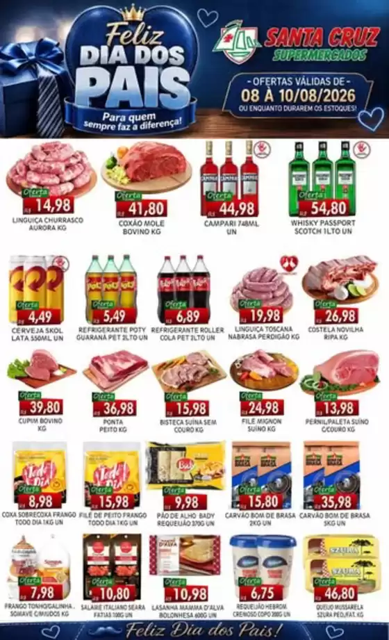Catálogo Santa Cruz Supermercados | Felis dia dos Pais! | 2026-08-10T00:00:00.000Z - 2026-08-10T00:00:00.000Z