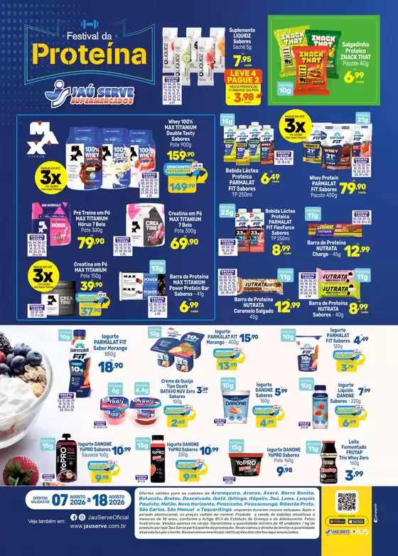 Catálogo Supermercados Jaù Serve | Festival de Proteínas | 2026-08-10T00:00:00.000Z - 2026-08-18T00:00:00.000Z