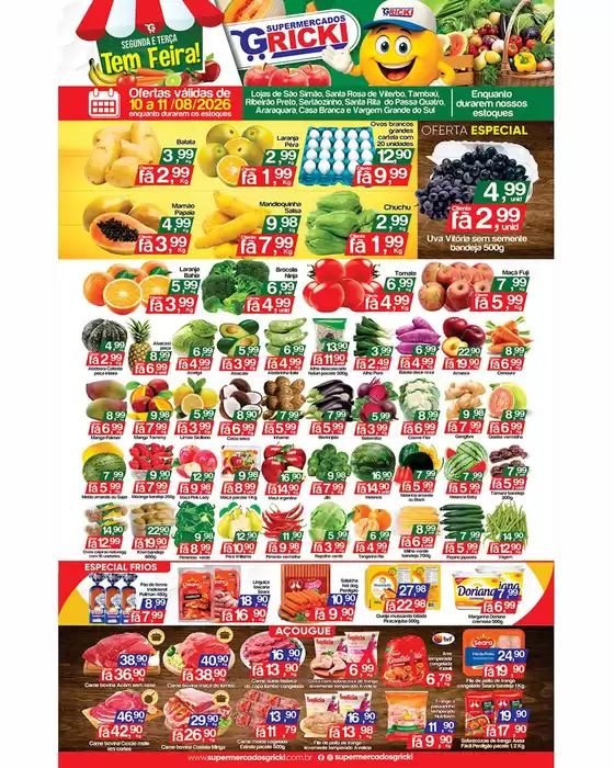 Catálogo Supermercados Gricki | Encarte Supermercados Gricki | 2026-08-10T00:00:00.000Z - 2026-08-11T00:00:00.000Z