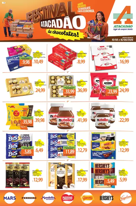 Catálogo Atacadão em Coronel Barros | Atacadão - Festival de Chocolates | 2026-08-10T00:00:00.000Z - 2026-08-16T00:00:00.000Z