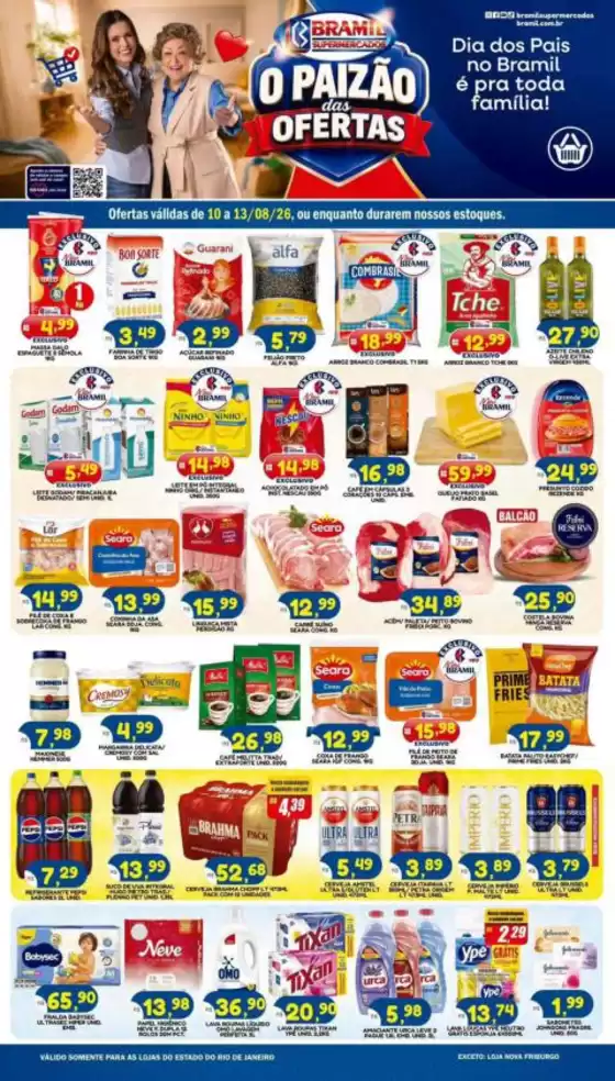 Catálogo Bramil Supermercados | Ótima oferta para todos os clientes | 2026-08-10T00:00:00.000Z - 2026-08-13T00:00:00.000Z