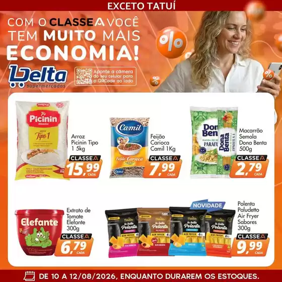 Catálogo Delta Supermercados | Ofertas exclusivas para nossos clientes | 2026-08-10T00:00:00.000Z - 2026-08-12T00:00:00.000Z