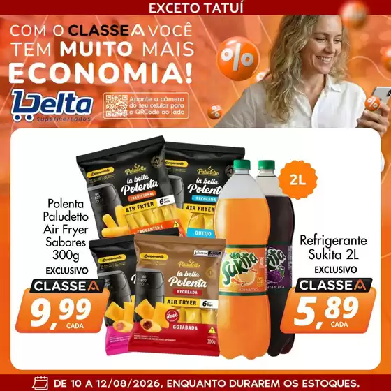 Catálogo Delta Supermercados | Ótima oferta para caçadores de pechinchas | 2026-08-10T00:00:00.000Z - 2026-08-12T00:00:00.000Z