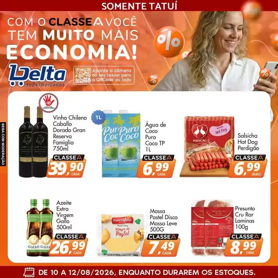 Catálogo Delta Supermercados | Ofertas e promoções atuais | 2026-08-10T00:00:00.000Z - 2026-08-12T00:00:00.000Z