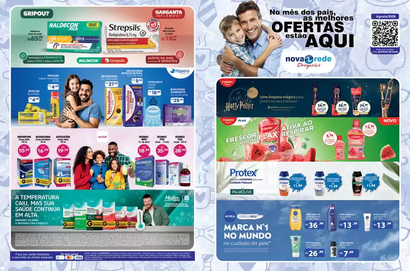 Catálogo Nova rede drogarias | 06 Nova Rede Encarte Agosto 2026 V01 compressed | 2026-08-01T00:00:00.000Z - 2026-08-31T00:00:00.000Z