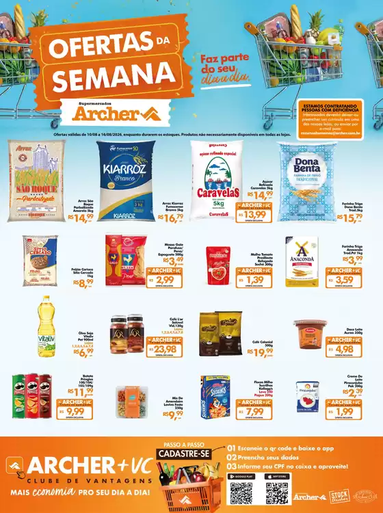 Catálogo Supermercados Archer | Panfletosemanal | 2026-08-10T00:00:00.000Z - 2026-08-16T00:00:00.000Z