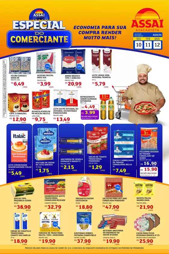 Catálogo Assaí Atacadista | Encarte Assaí Atacadista 49463-977 | 2026-08-10T00:00:00.000Z - 2026-08-12T00:00:00.000Z