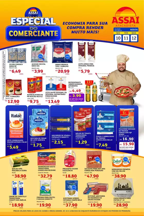 Catálogo Assaí Atacadista | Encarte Assaí Atacadista 49463-976 | 2026-08-10T00:00:00.000Z - 2026-08-12T00:00:00.000Z