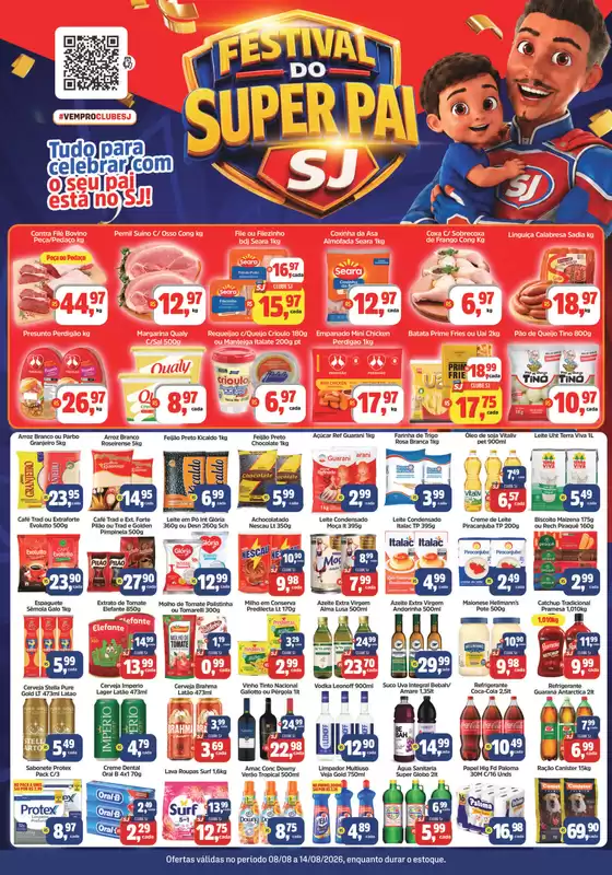 Catálogo Sj Supermercados | Encarte semanal pais 08 08 a 14 08 sj | 2026-08-08T00:00:00.000Z - 2026-08-14T00:00:00.000Z