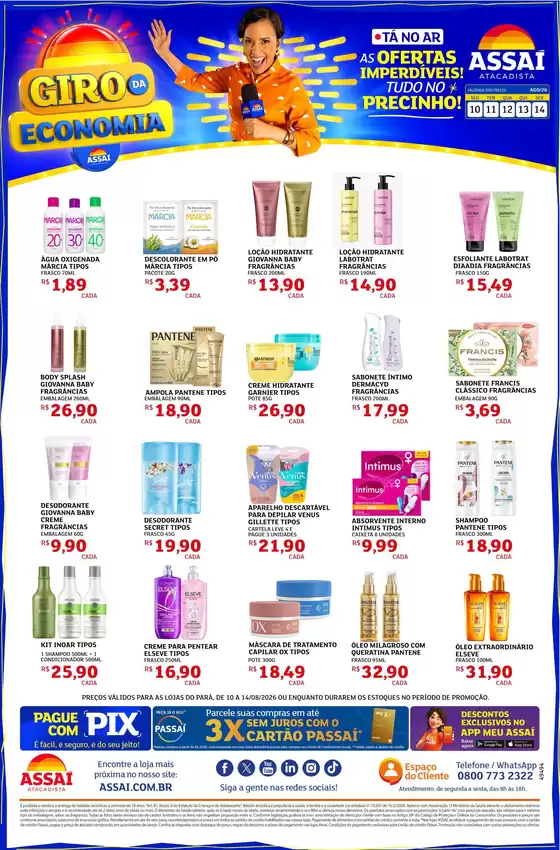 Catálogo Assaí Atacadista | Encarte Assaí Atacadista 49494-576 | 2026-08-10T00:00:00.000Z - 2026-08-14T00:00:00.000Z