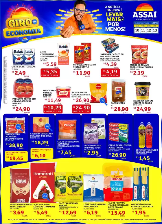 Catálogo Assaí Atacadista | Encarte Assaí Atacadista 49674-65 | 2026-08-10T00:00:00.000Z - 2026-08-13T00:00:00.000Z
