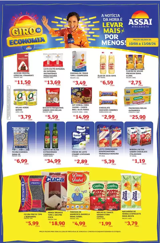 Catálogo Assaí Atacadista | Encarte Assaí Atacadista 169625-604 | 2026-08-10T00:00:00.000Z - 2026-08-13T00:00:00.000Z