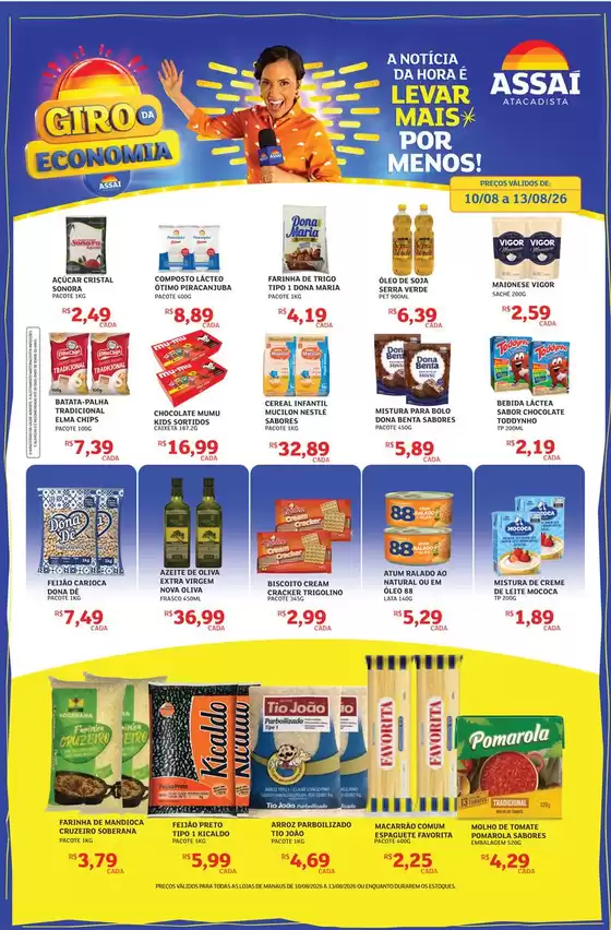 Catálogo Assaí Atacadista | Encarte Assaí Atacadista 169626-602 | 2026-08-10T00:00:00.000Z - 2026-08-13T00:00:00.000Z