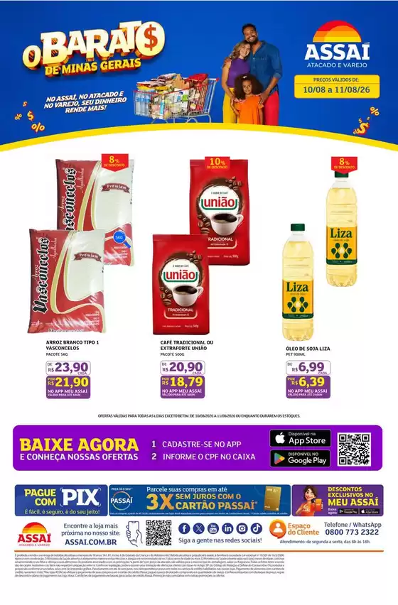 Catálogo Assaí Atacadista | Encarte Assaí Atacadista 169646-594 | 2026-08-10T00:00:00.000Z - 2026-08-11T00:00:00.000Z