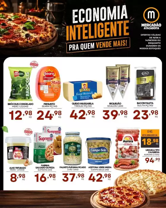 Catálogo Mercadão Atacadista | Ofertas especiais atraentes para todos | 2026-08-10T00:00:00.000Z - 2026-08-14T00:00:00.000Z