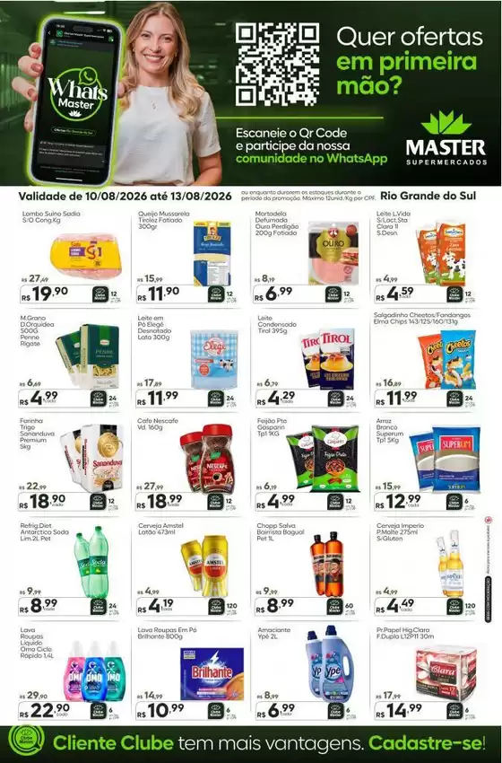 Catálogo Master Supermercados | Semanal master RS | 2026-08-10T00:00:00.000Z - 2026-08-13T00:00:00.000Z