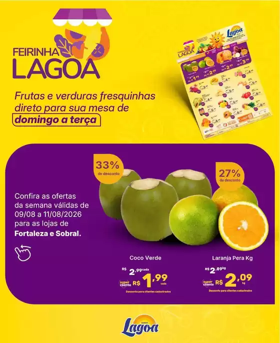 Catálogo Super Lagoa | Ofertas especiais para você | 2026-08-09T00:00:00.000Z - 2026-08-11T00:00:00.000Z