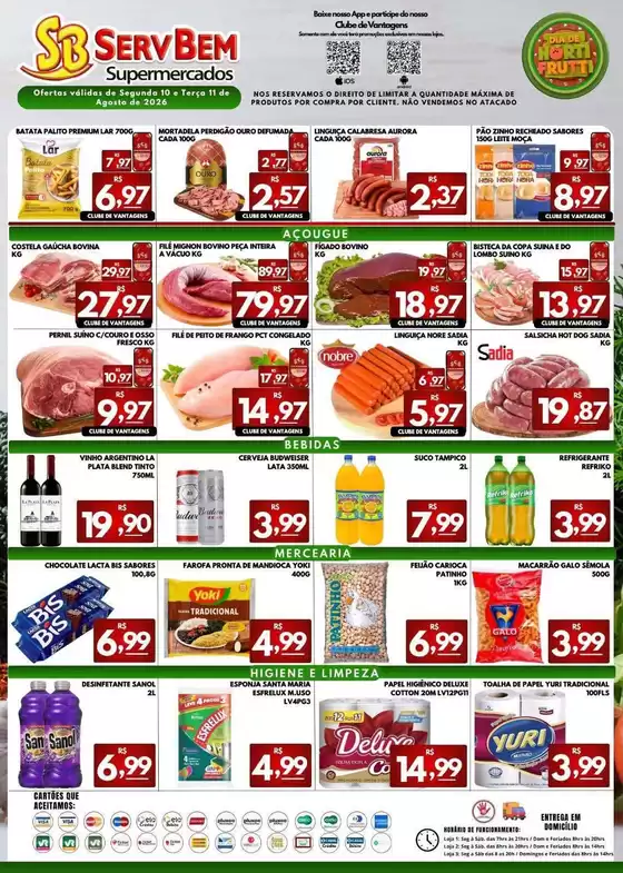 Catálogo ServBem | Ofertas especiais para você | 2026-08-10T00:00:00.000Z - 2026-08-11T00:00:00.000Z