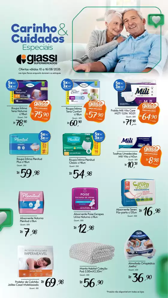 Catálogo Giassi Supermercados | Grandes descontos em produtos selecionados | 2026-08-10T00:00:00.000Z - 2026-08-16T00:00:00.000Z