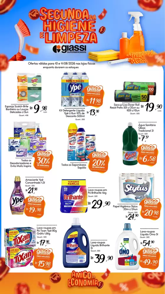 Catálogo Giassi Supermercados | Encarte Giassi Supermercados | 2026-08-10T00:00:00.000Z - 2026-08-11T00:00:00.000Z