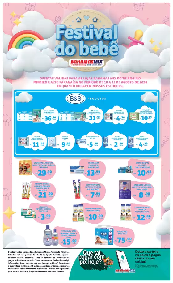 Catálogo Bahamas Mix | Dia do bebe Mix TM 10 a 23 08 web | 2026-08-10T00:00:00.000Z - 2026-08-23T00:00:00.000Z